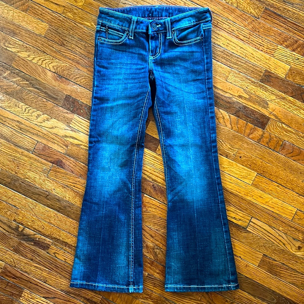 Girls Wrangler Dark Wash Bootcut Jeans